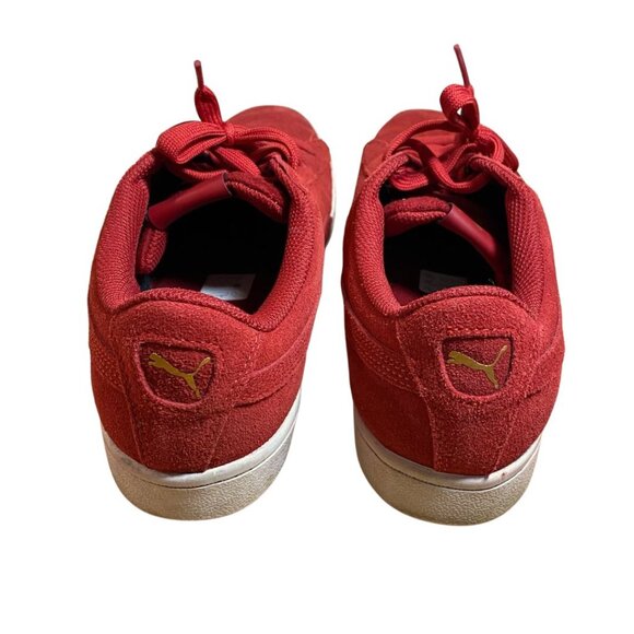 Puma Vikky Suede Sneakers – Red Dahlia – Women's 9 - Picture 6 of 10